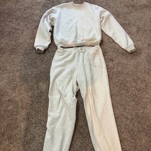 SKIMS Jogging Pant and Classic Sweatshirt